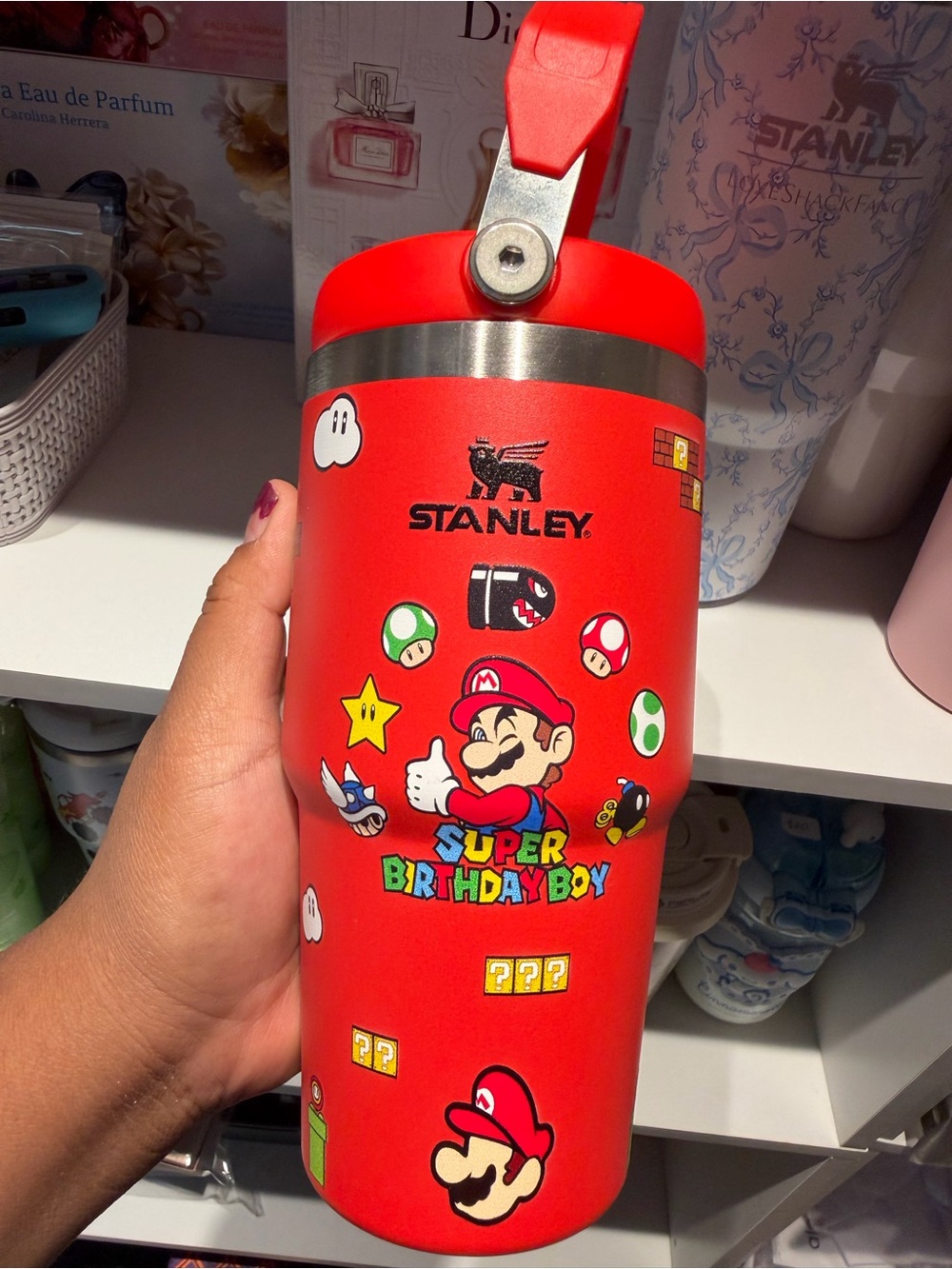 Stanley Red Super Mario Insulated Tumbler